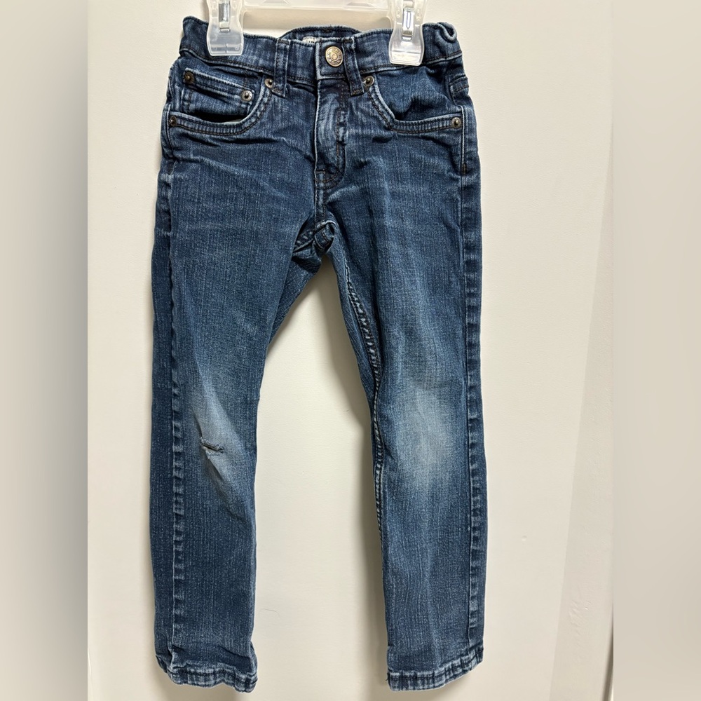 Urban Star Kids Medium Wash Jeans with Fading- 6